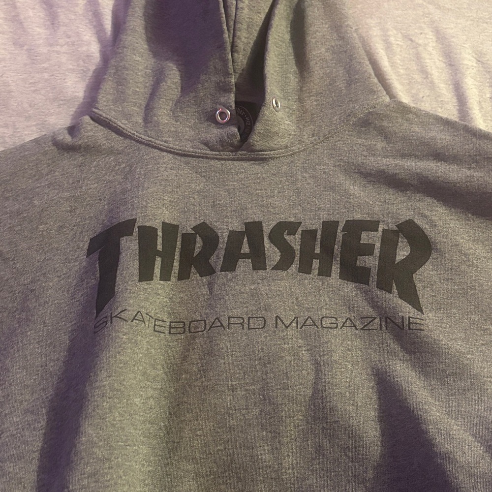 Thrasher Charcoal Kids Hoodie